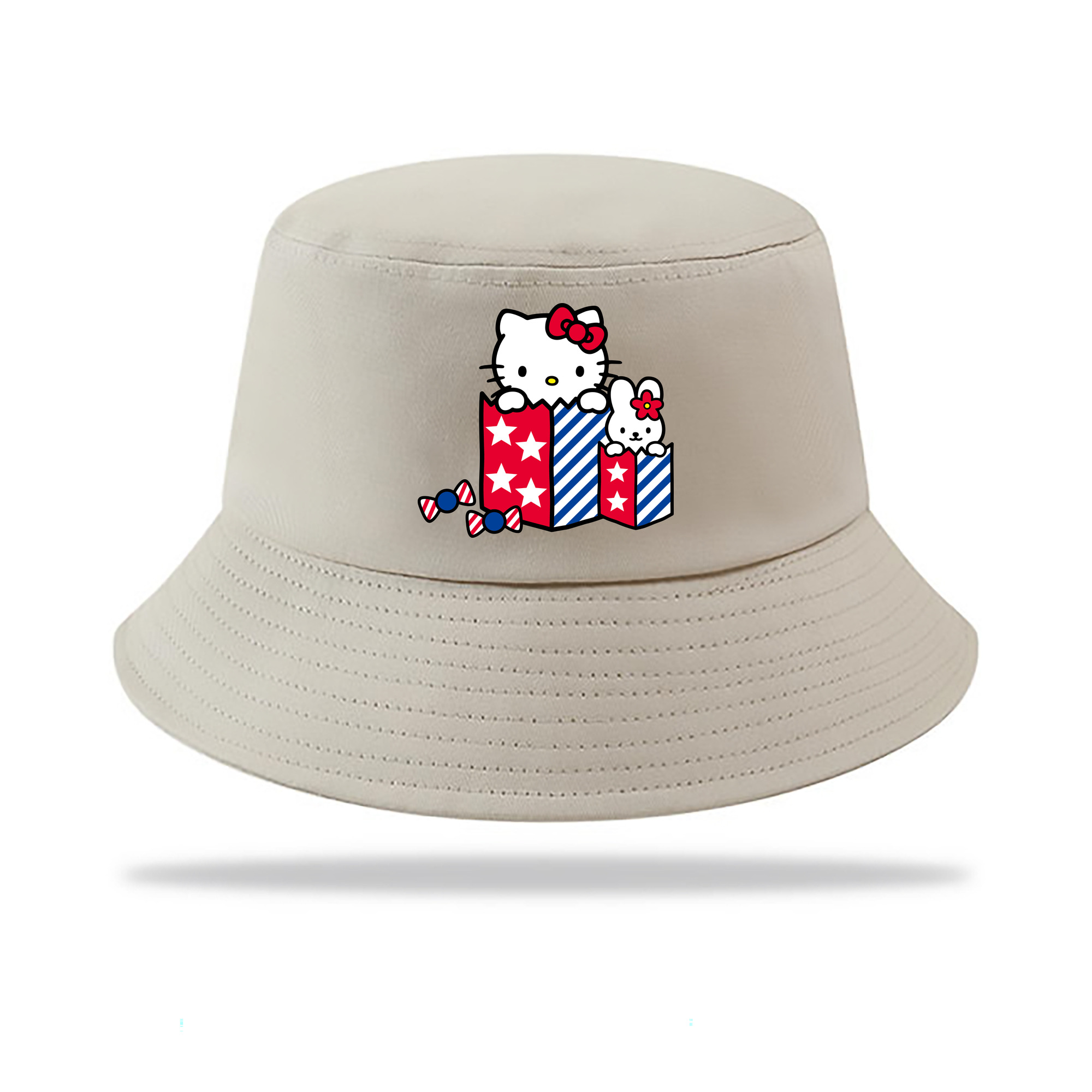 （画像用） Hello Kitty ハローキティ アウトドア日除けバケットハット